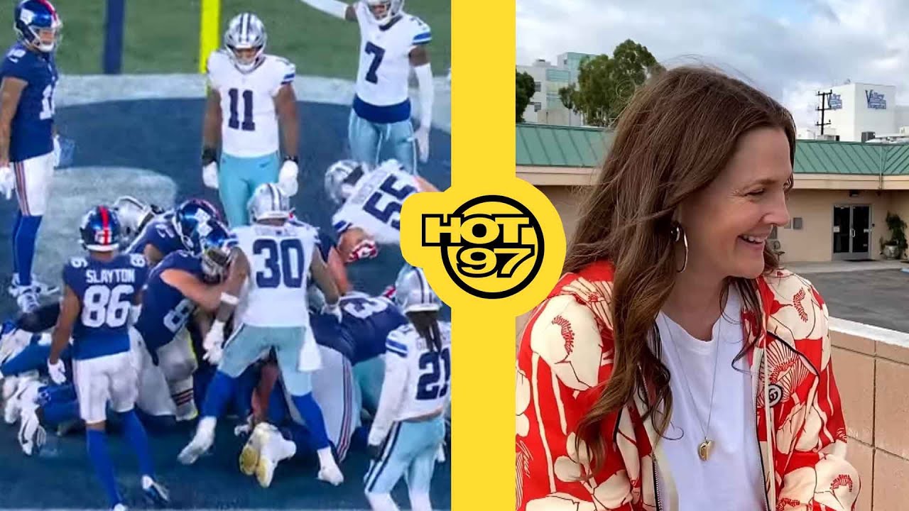 NY Giants Get Embarrassed At Home + Drew Barrymore To Resume Show Without Writers