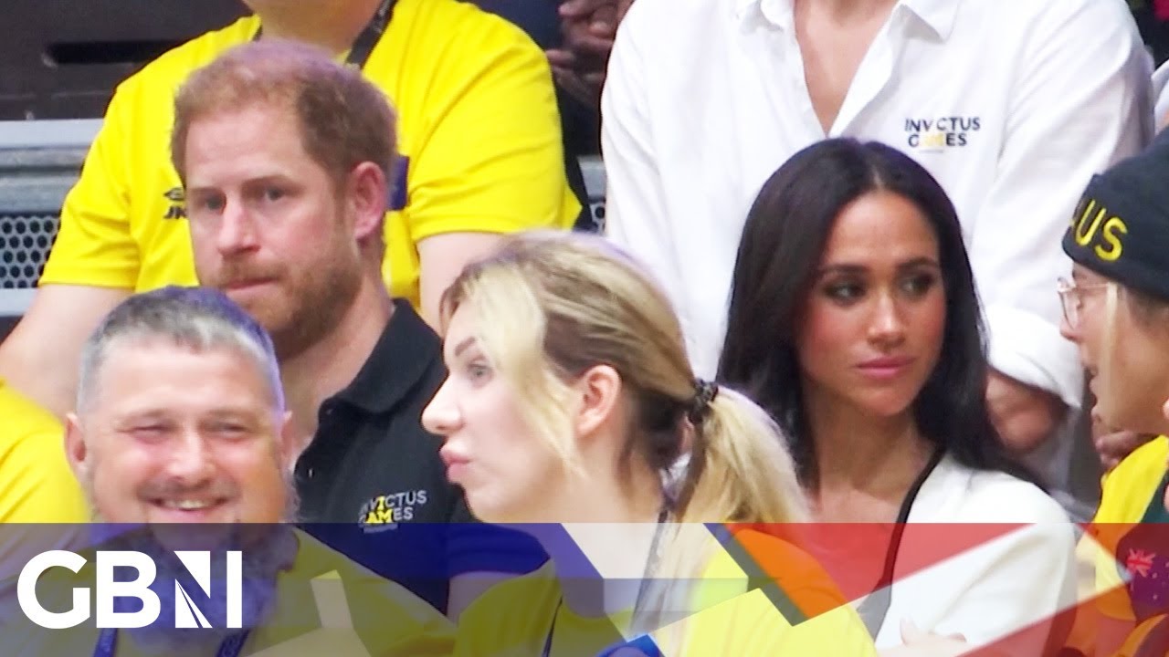 Prince Harry and Meghan Meghan Markle spotted at Invictus Games watching wheelchair basketball