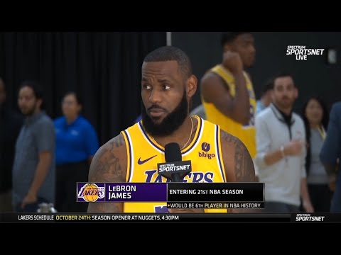 “We will win NBA championship this season with new Big 3” LeBron James on Lakers’ media day