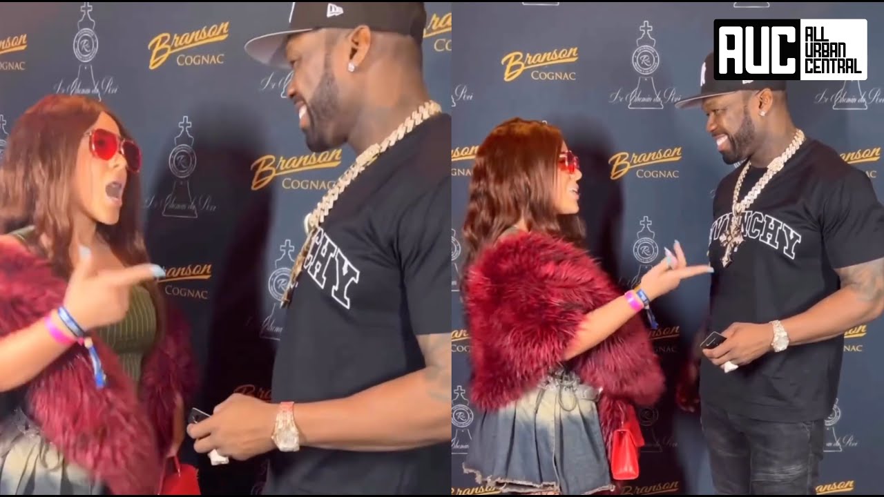 Female Fan Freestyles For 50 Cent Backstage