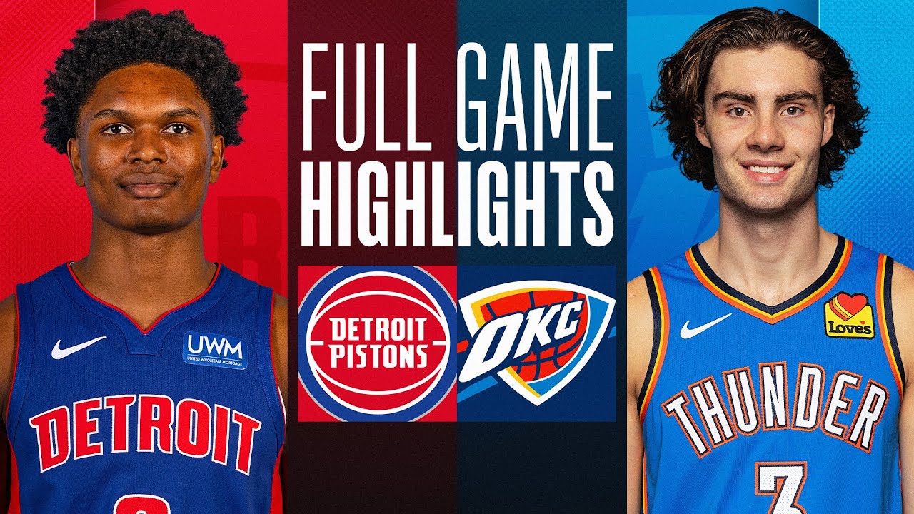 PISTONS at THUNDER | NBA PRESEASON FULL GAME HIGHLIGHTS