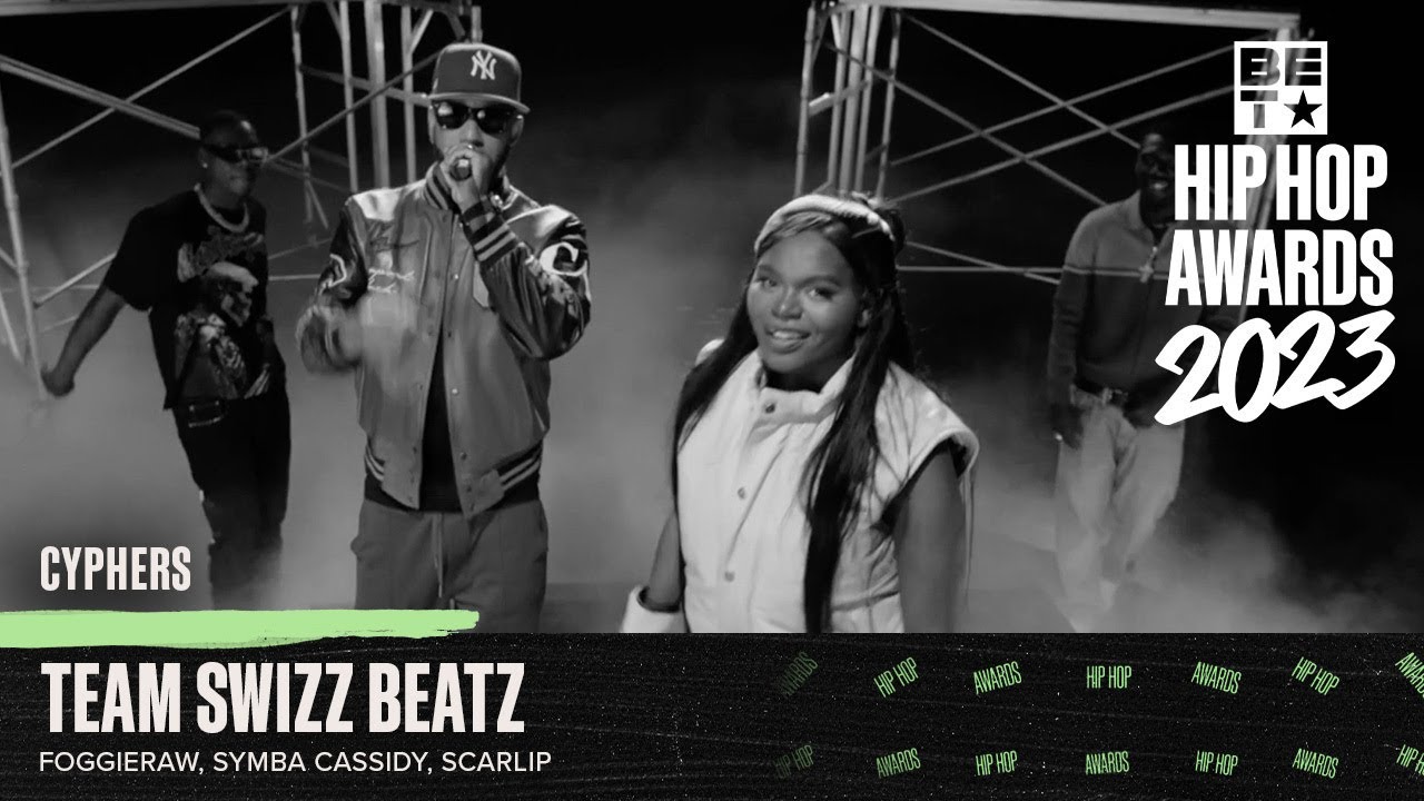 Swizz Beatz Battles For Cypher Title With Foggieraw, Symba, Cassidy & Scar Lip | Hip Hop Awards ’23