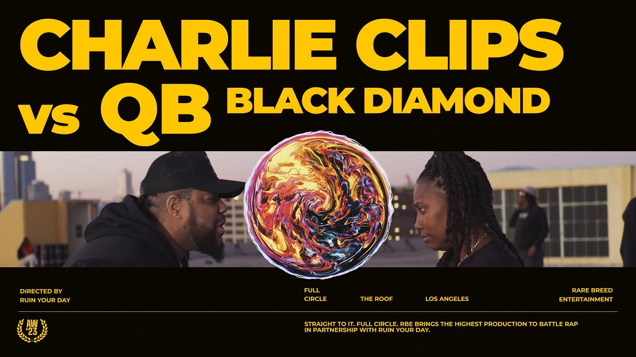 CHARLIE CLIPS VS QB BLACK DIAMOND RAP BATTLE – RBE
