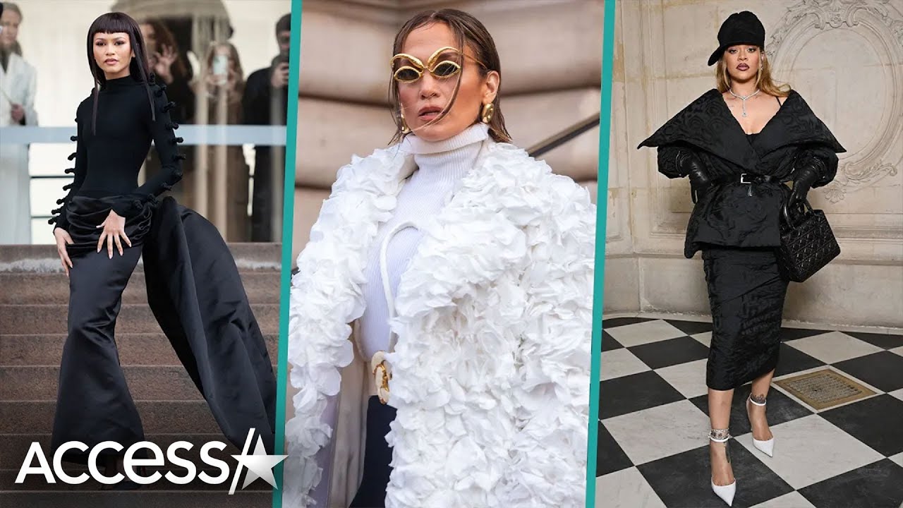 Zendaya, Jennifer Lopez, Rihanna & More Bring Bold Style To Paris Fashion Week