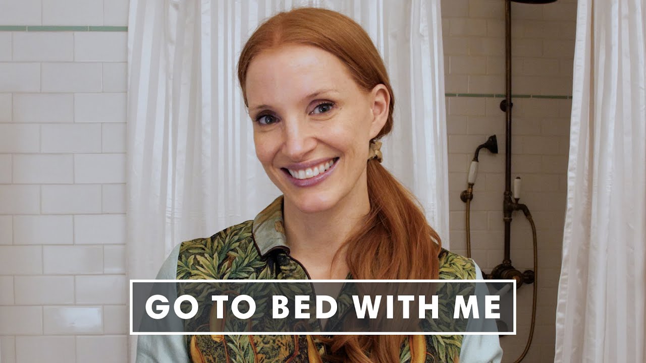 Jessica Chastain’s Routine for Plump and Youthful Skin | Go To Bed With Me | Harper’s BAZAAR