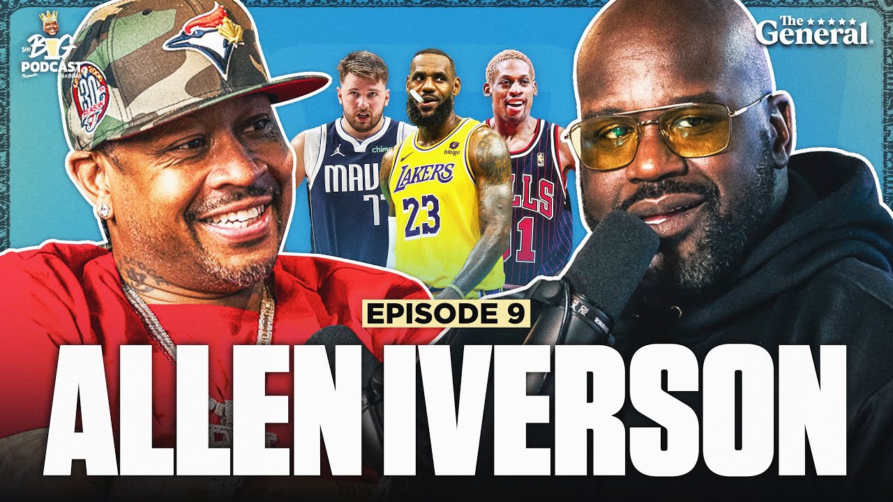 Allen Iverson Gets HONEST With Shaq On Being An NBA Villain, Practice, Jealousy & Battles | Ep. #9