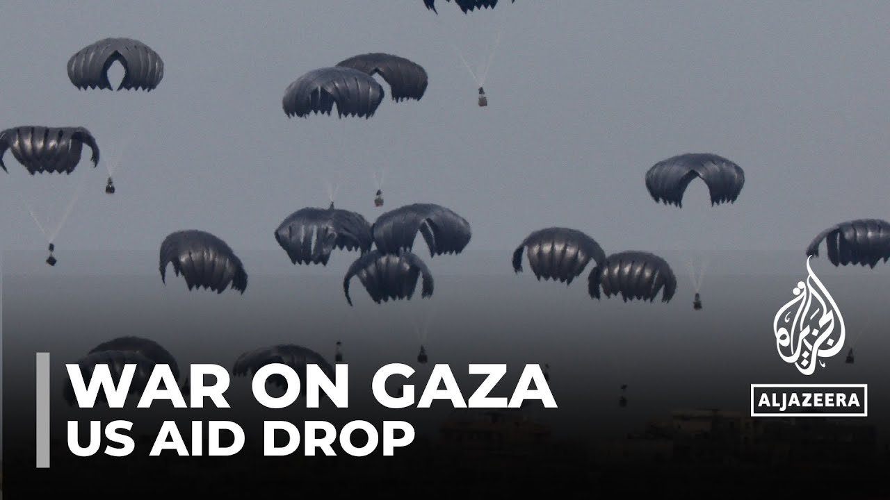US aid drop: C-17 planes deliver 80,000 meals to Gaza