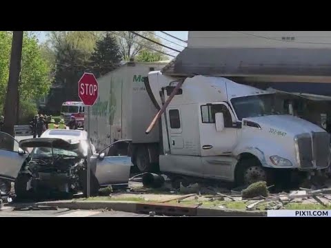 NJ pharmacy recovering after truck drives through store