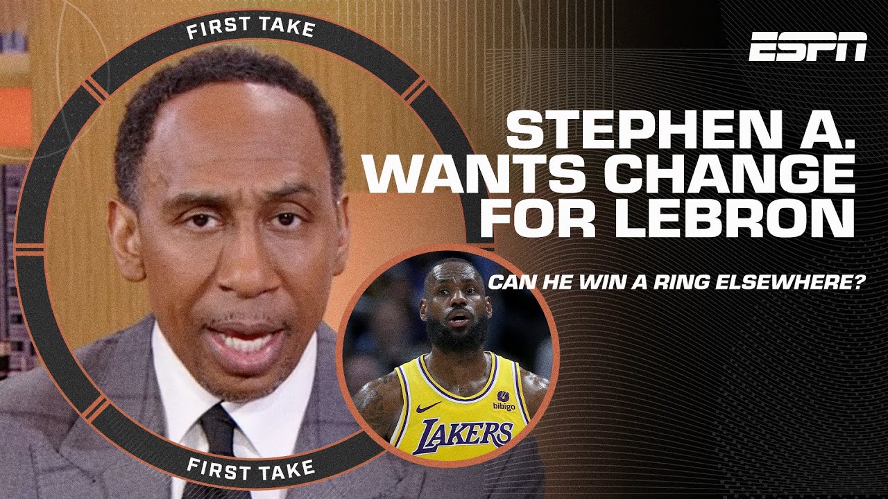 IF LeBron wins another ring it WON’T BE AS A LAKER 🗣️ Stephen A. wants to SEE CHANGE 💍 | First Take