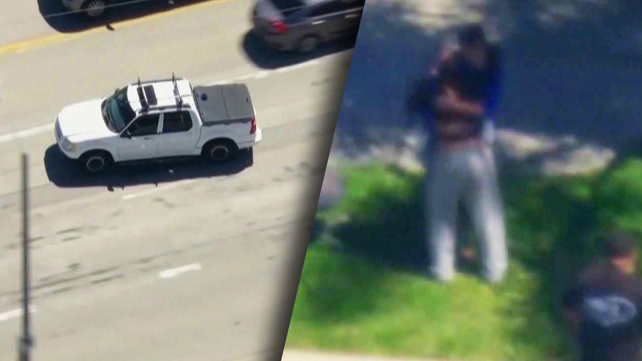 Police Chase Ends With Suspect Getting a Hug: Report