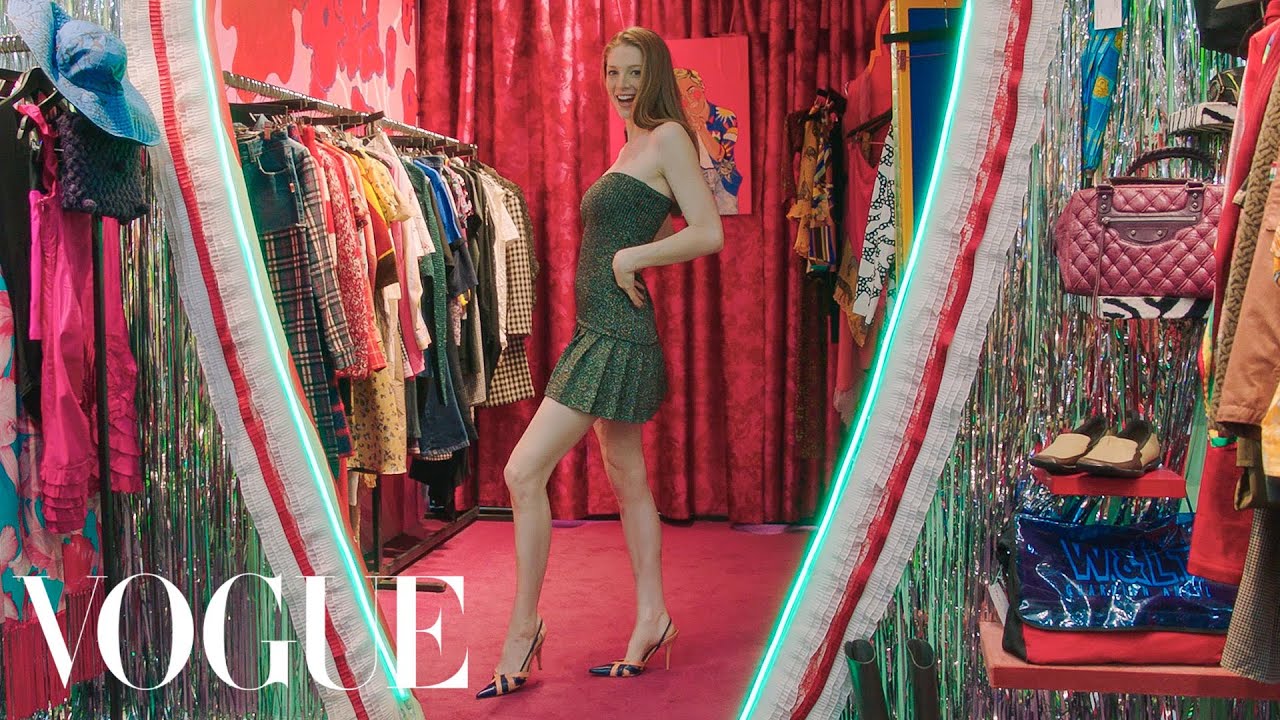 Hunter Schafer Goes Vintage Shopping in NYC’s Chinatown | Vogue