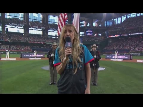 Ingrid Andress performs the national anthem, faces backlash