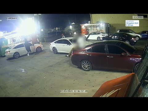 Surveillance video shows men shoot, kill man outside taco truck