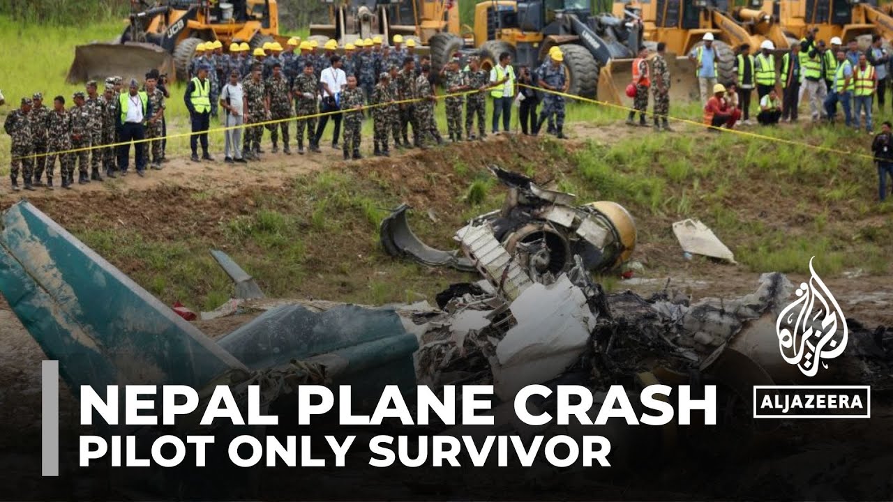 Plane crash at Nepal’s Kathmandu airport kills 18; pilot only survivor