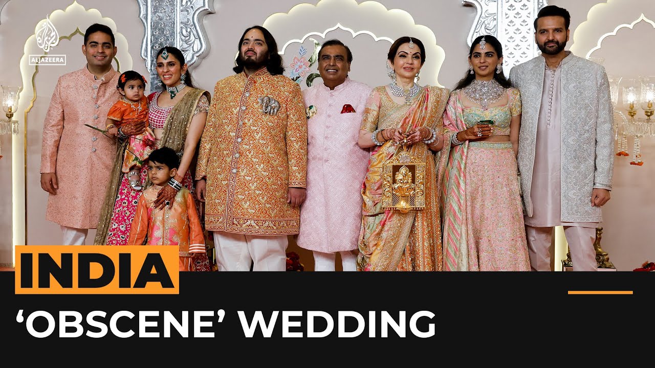 Star-studded Ambani wedding highlights India’s rich vs poor divide | Al Jazeera Newsfeed