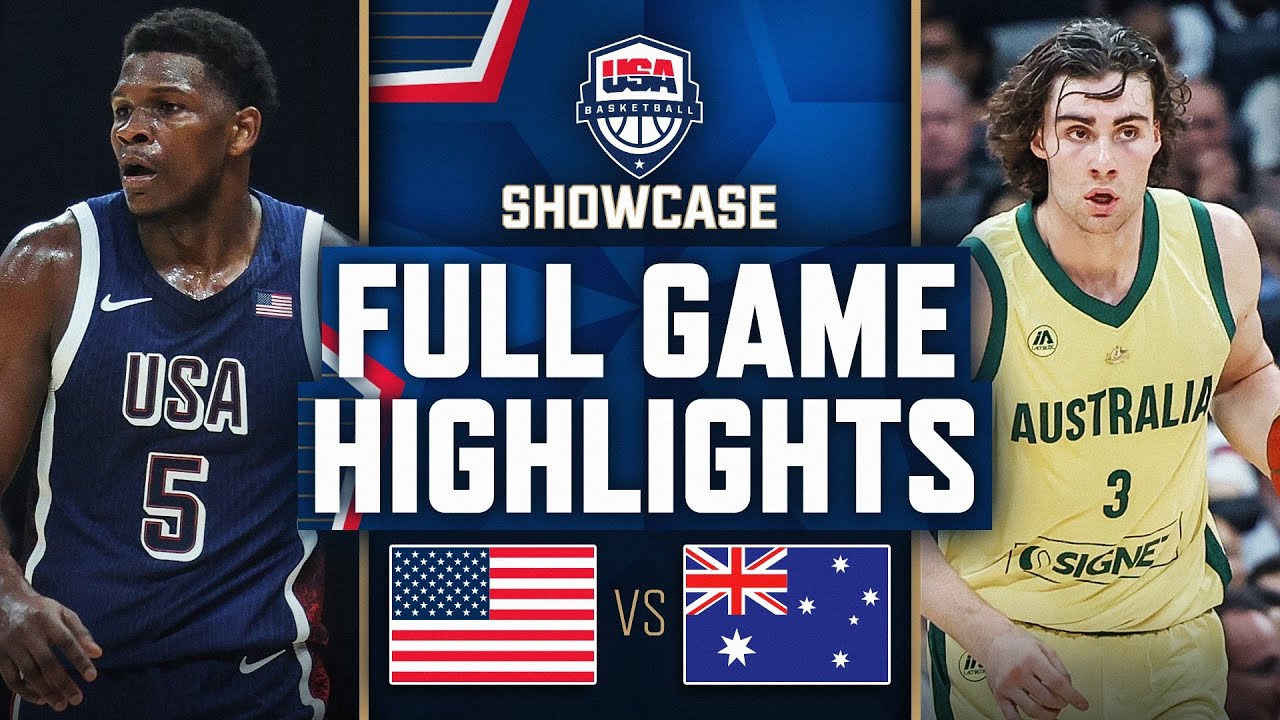 AUSTRALIA vs USA | USAB SHOWCASE | FULL GAME HIGHLIGHTS | July 15, 2024