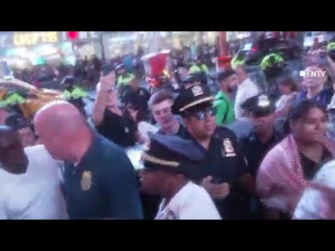 Protest in Times Square ends with several arrests