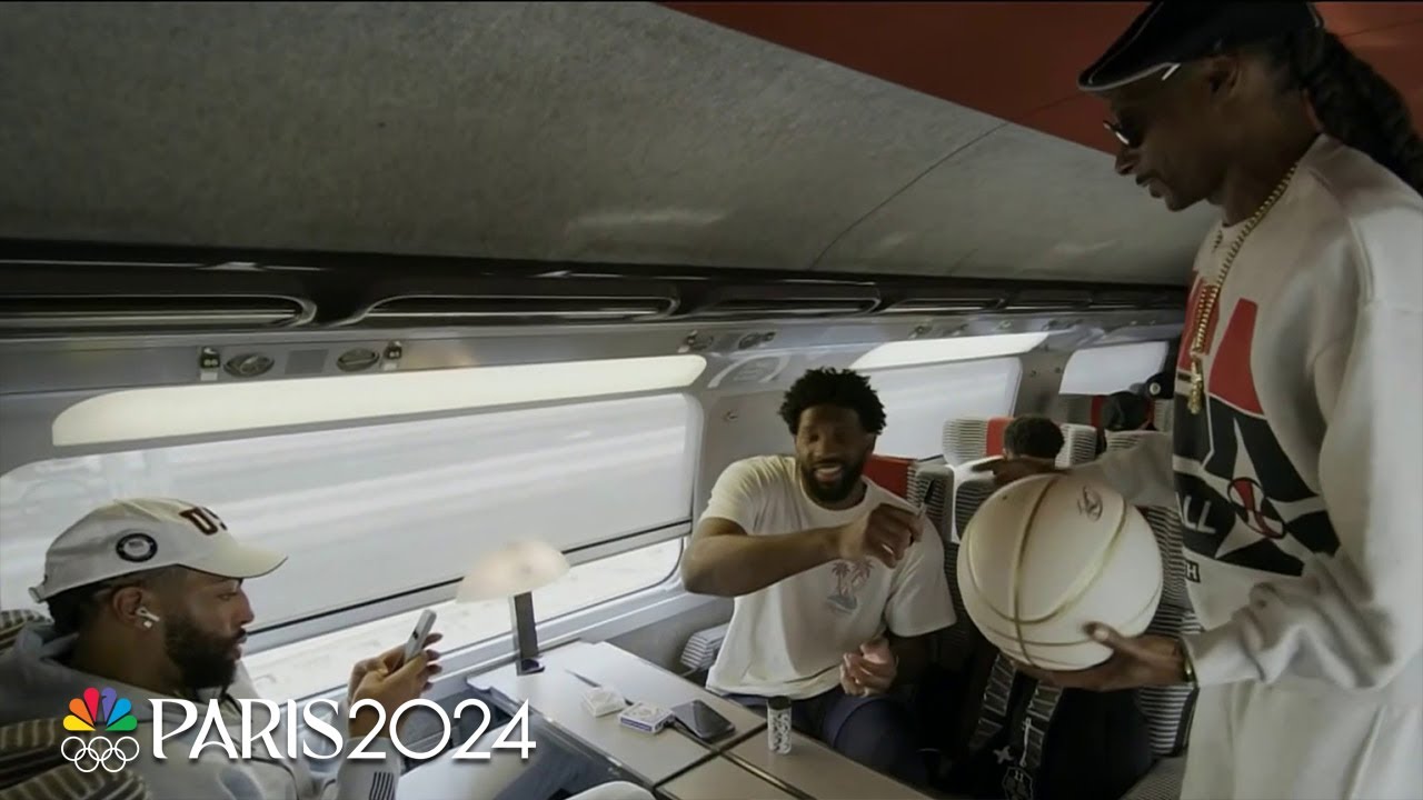 Snoop Dogg travels with the U.S. men’s basketball team | Paris Olympics | NBC Sports