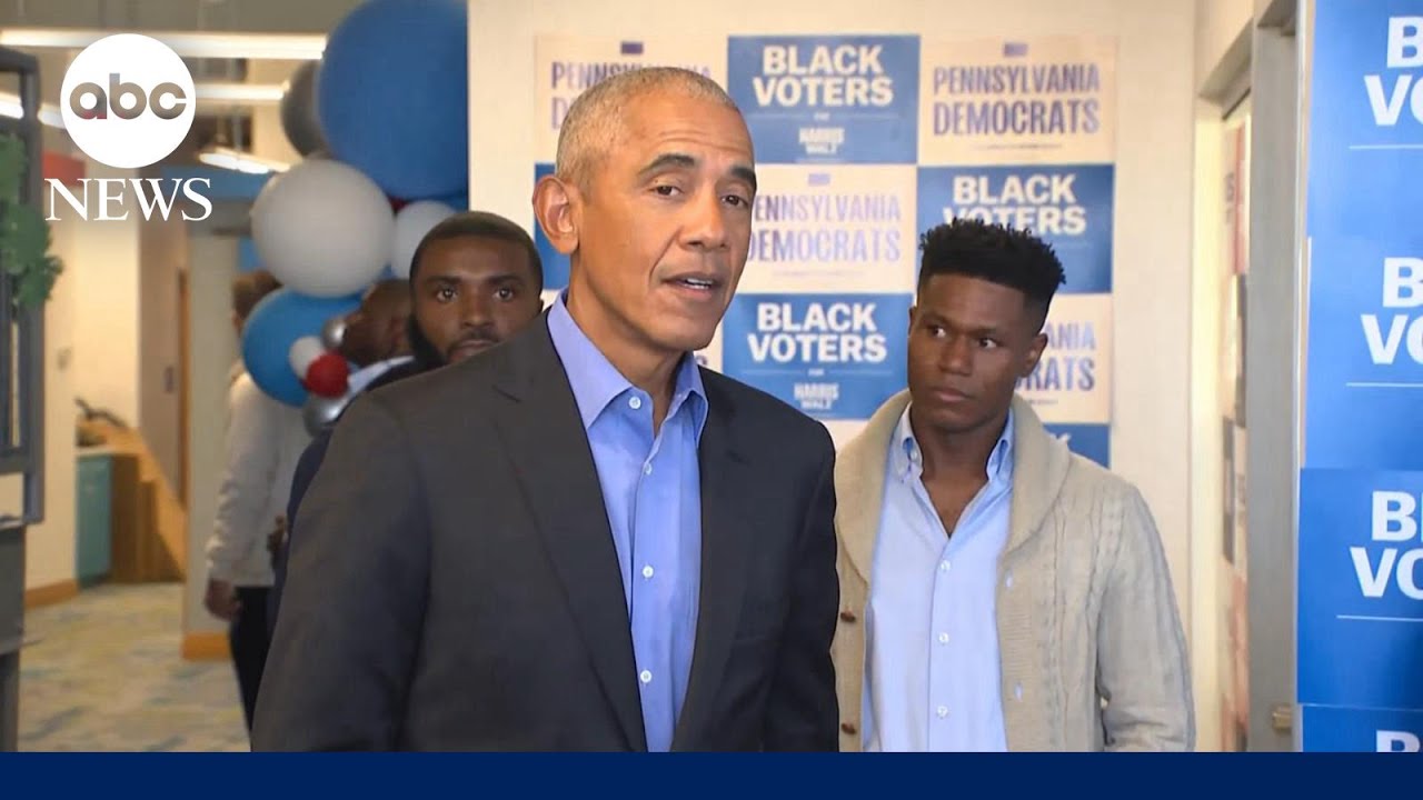 Obama rips Trump, chides Black men over ‘excuses’ for not voting for Harris