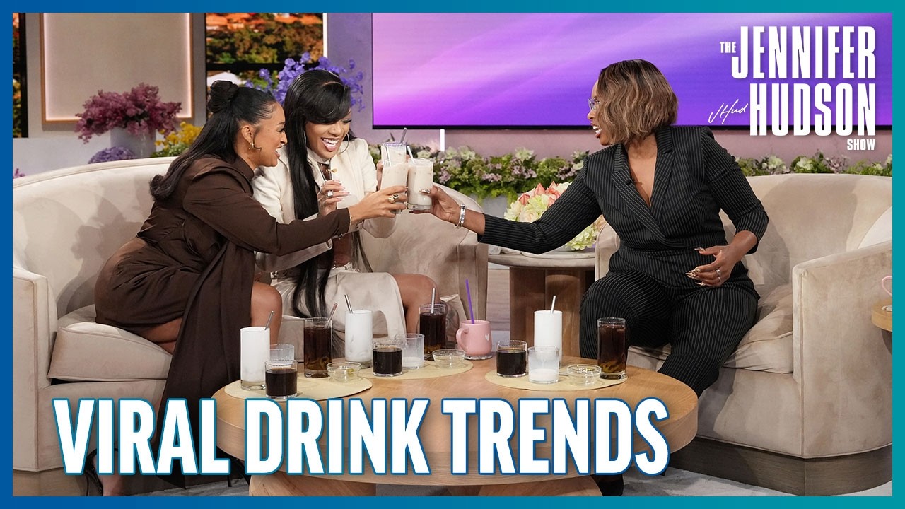 Tia Mowry, GloRilla & JHud Try Unusual Viral Drinks!