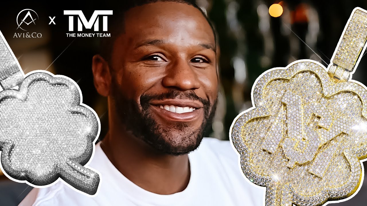 Floyd Mayweather’s Custom Clover Chain by Avi & Co. #LuckyCharm