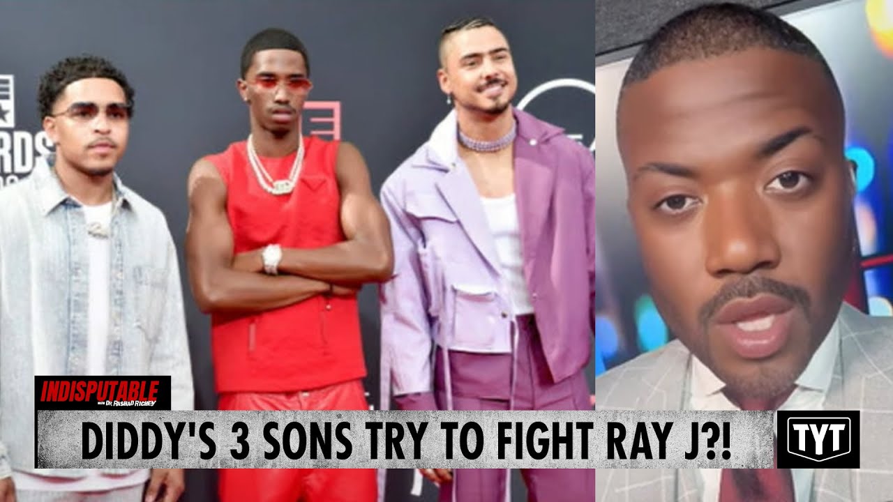 Diddy’s Sons Try To Throw Down With Ray J, Chris Brown Steps In