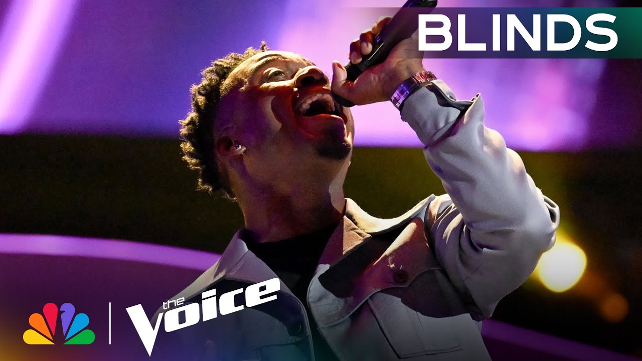 Austyns Stancil Earns Four-Chair Turn with “Ooo Baby Baby” | The Voice Blind Auditions | NBC