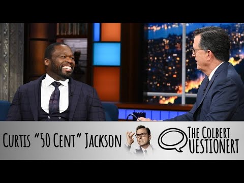 Curtis “50 Cent” Jackson Takes The Colbert Questionert