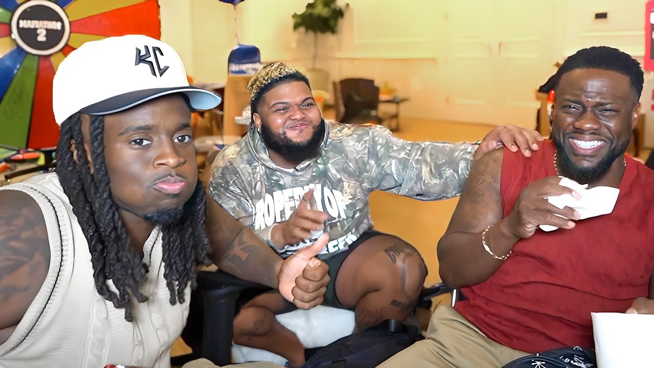 Kai Cenat, Druski & Kevin Hart TRY NOT TO LAUGH Challenge!