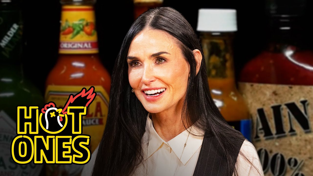 Demi Moore Celebrates Her Birthday While Eating Spicy Wings | Hot Ones