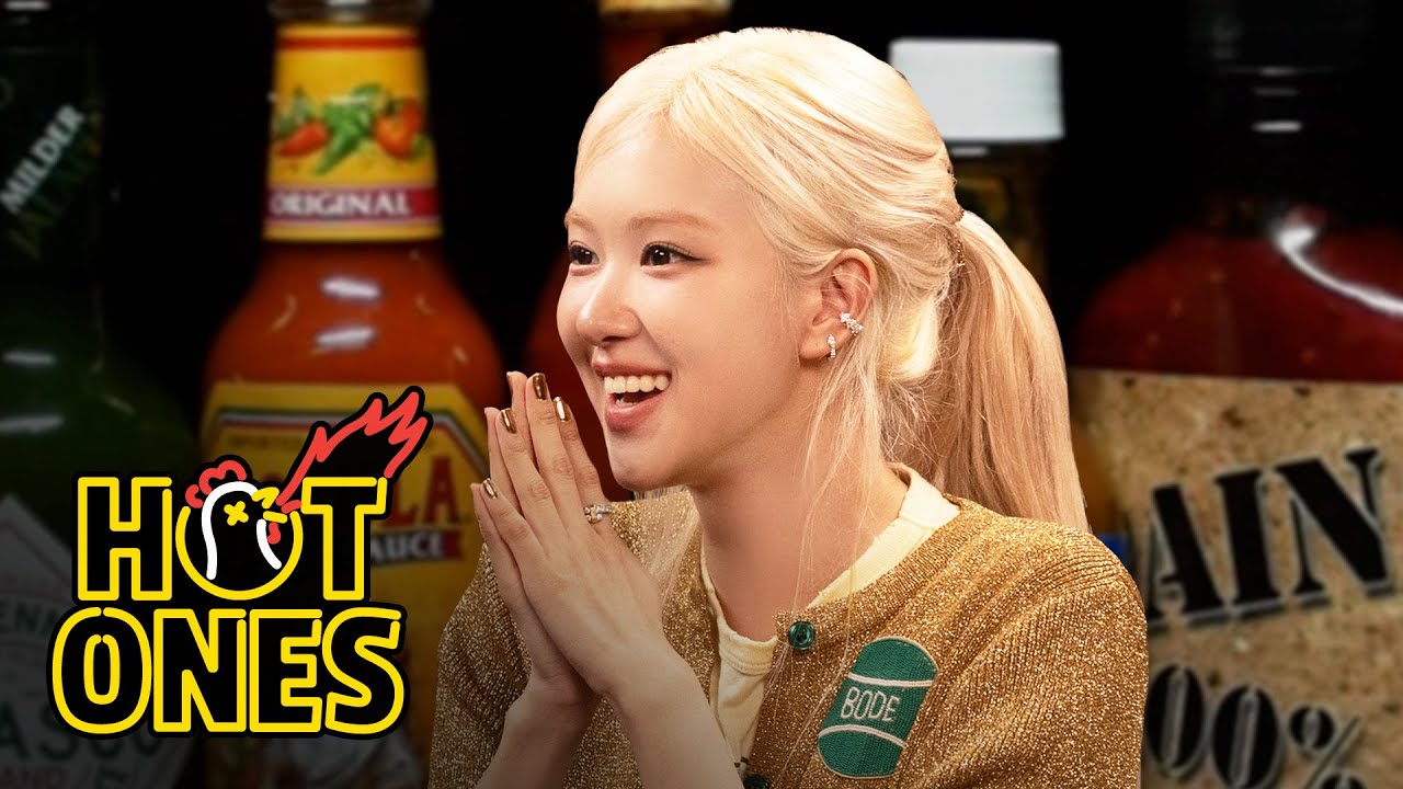 ROSÉ Needs a Stress Ball While Eating Spicy Wings | Hot Ones