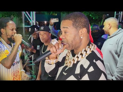 Busta Rhymes & Popcaan light up uptown Mondays |Road To vybz Kartel freedomstreet