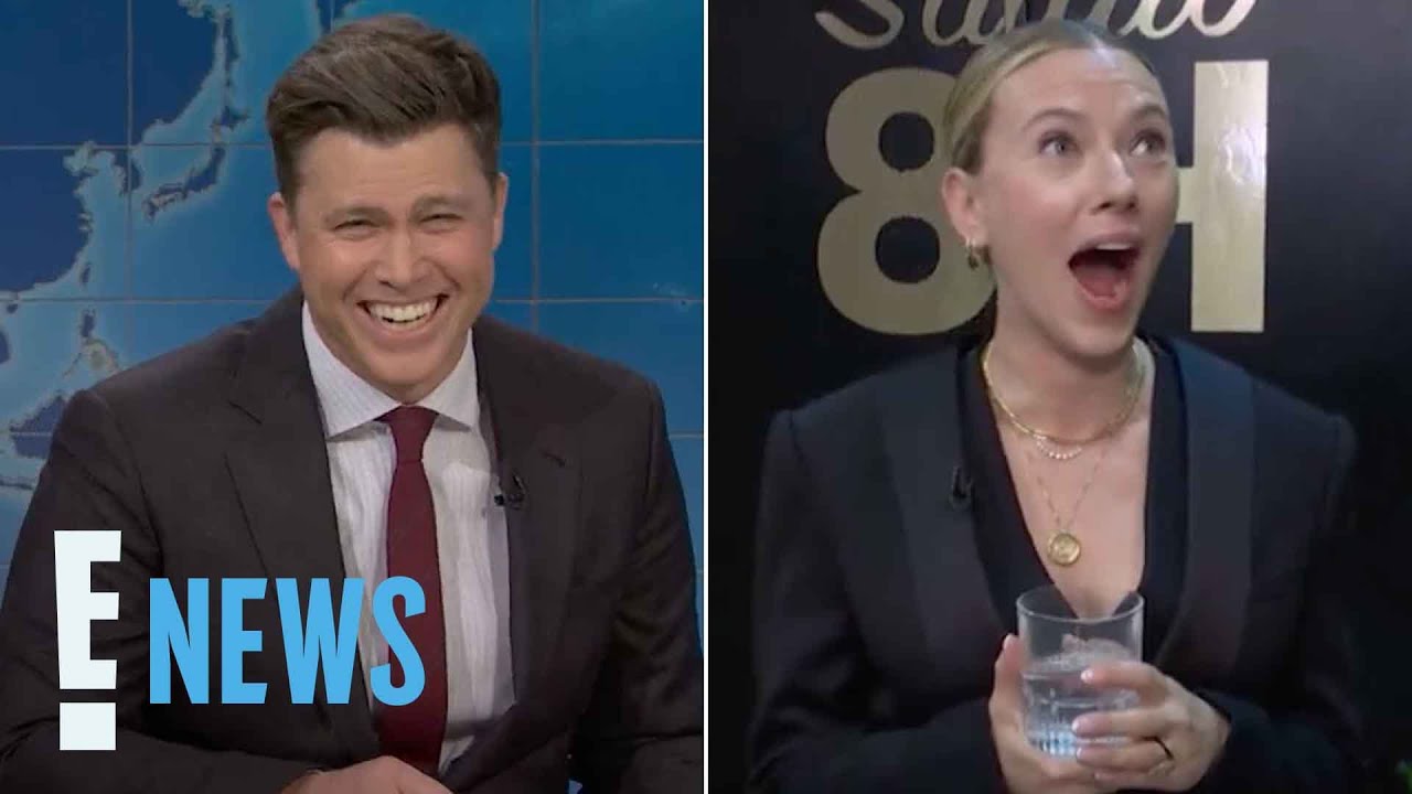 Scarlett Johansson SHOCKED by Colin Jost’s NSFW Joke About Her on SNL | E! News