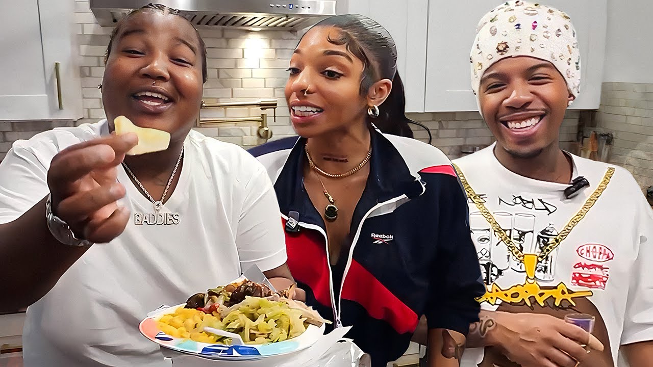 Deshae Frost & Chef Naira Cooks Christmas Dinner With Meatball!