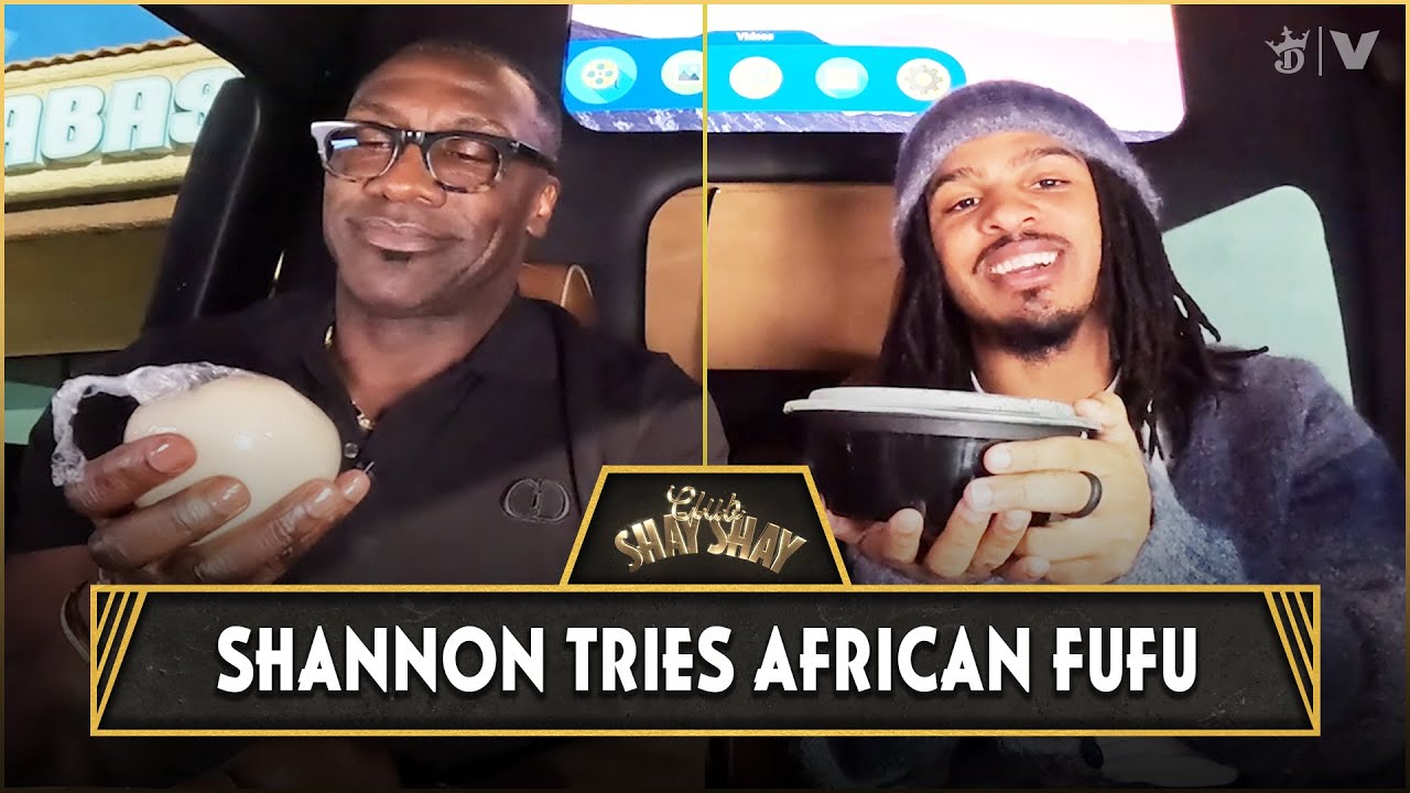 Shannon Tries African Fufu For The First Time With Oxtails | CLUB SHAY SHAY