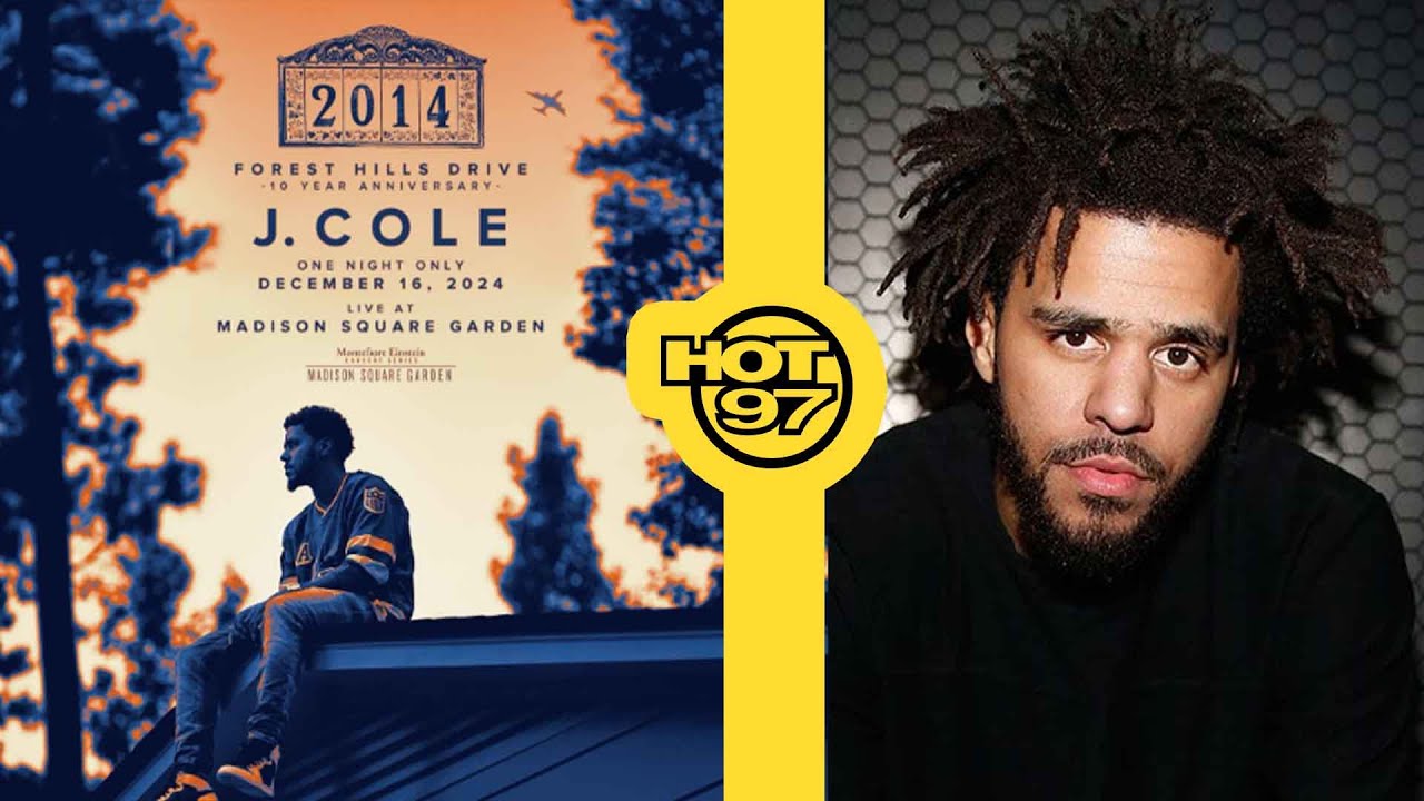 J.Cole Announces One-Night-Only ‘Forest Hills Drive’ 10th Anniversary Show At Madison Square Garden