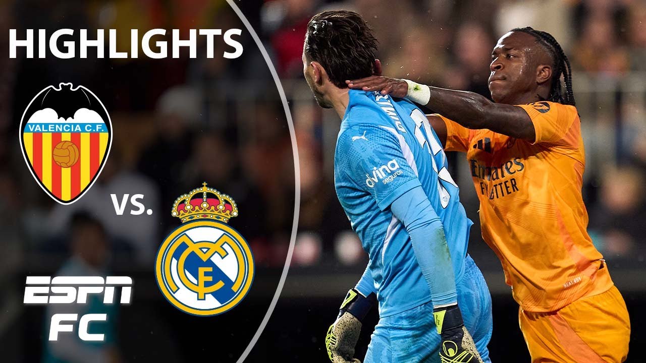 TEMPERS FLARE  Valencia vs. Real Madrid | LALIGA Highlights | ESPN FC