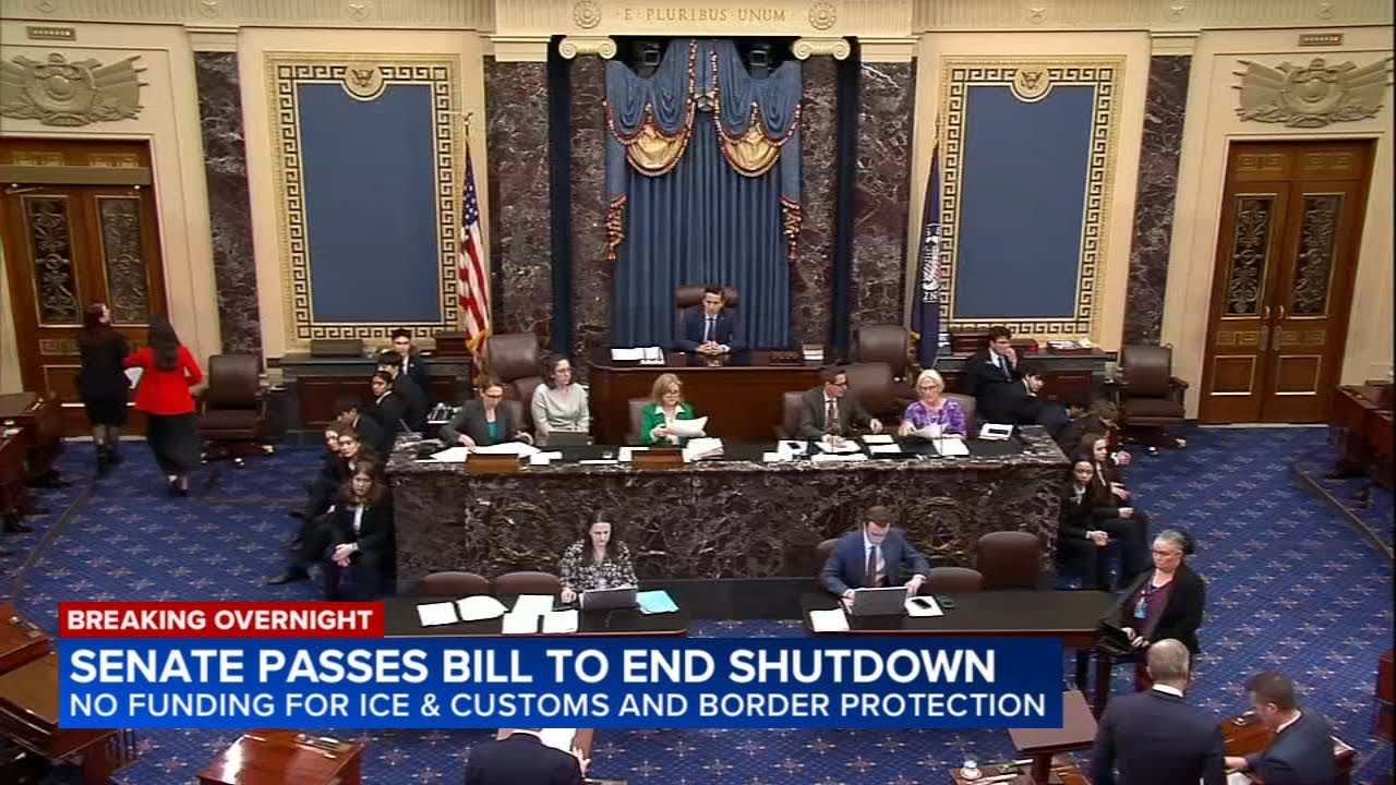 Senate approves funding for TSA and most of DHS, but not immigration enforcement